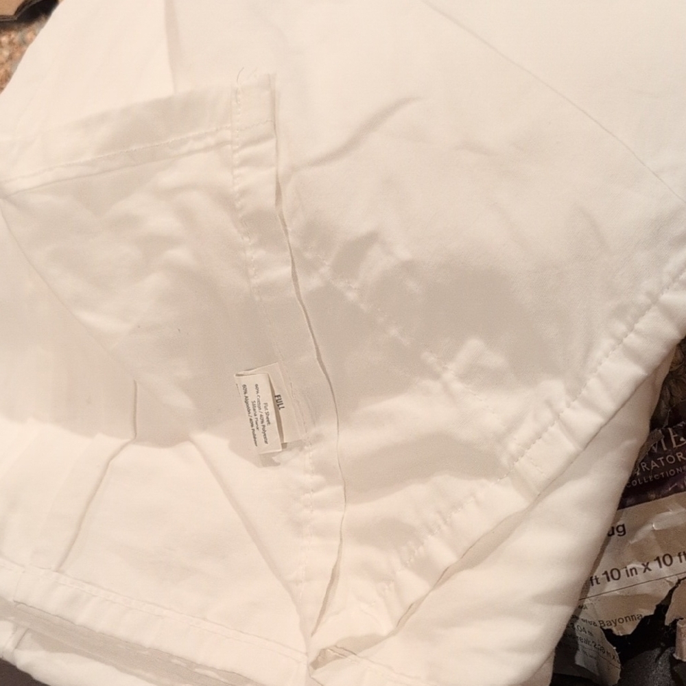 White Cotton Sheet